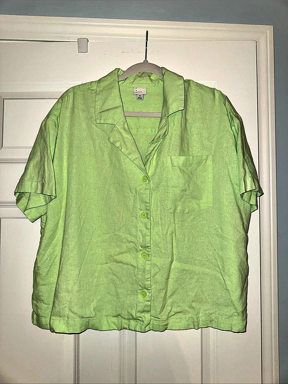 A New Day Button down Top- cropped